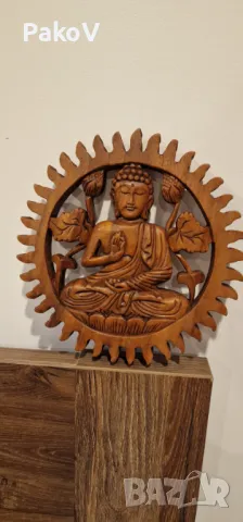 Скулптура "Буда", снимка 2 - Декорация за дома - 49964048