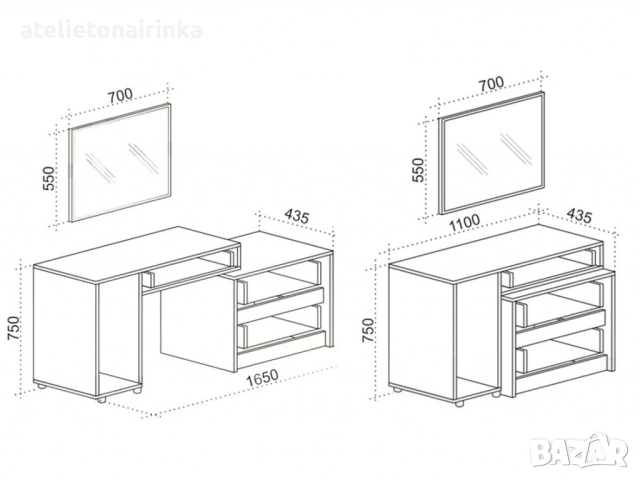 Спален комплект Дубай, снимка 4 - Спални и легла - 48572426