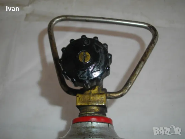 ПОЛСКА КРЪГЛА БУТИЛКА ЗА ГАЗ ПРОПАН-БУТАН СТАРО КАЧЕСТВО МАСИВНА 2,0кг ОТЛИЧНА ТИП ГАЗОВ КОТЛОН , снимка 14 - Други инструменти - 48112248