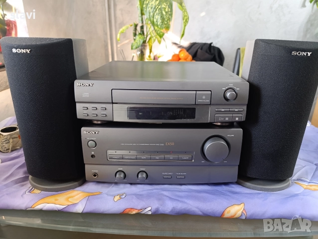 Усилвател и CD SONY EX-50, снимка 6 - Ресийвъри, усилватели, смесителни пултове - 52840567