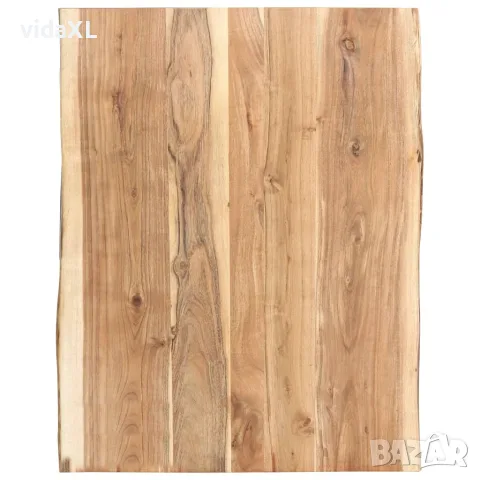 vidaXL Плот за маса, акациево дърво масив, 80x(50-60)x3,8 cм（SKU: 286330）