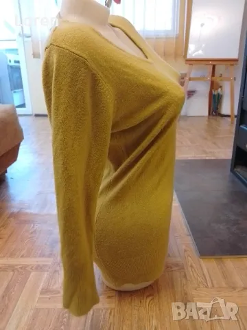 Топла блузка цвят горчица, снимка 2 - Блузи с дълъг ръкав и пуловери - 48141938