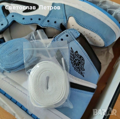 Nike Air Jordan University Blue 43, снимка 4 - Кецове - 36297236