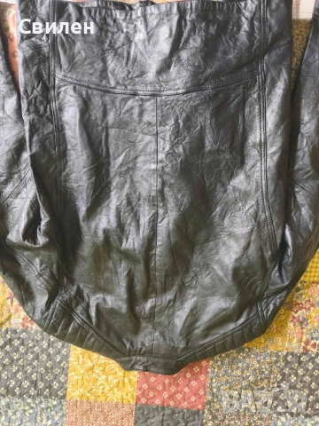 Мъжко кожено яке Jack Jones Leather M, снимка 8 - Якета - 52074335