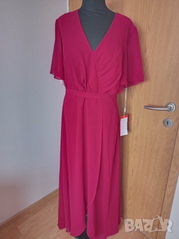 Официална рокля Burgundy XXL Нова, снимка 2 - Рокли - 40644753