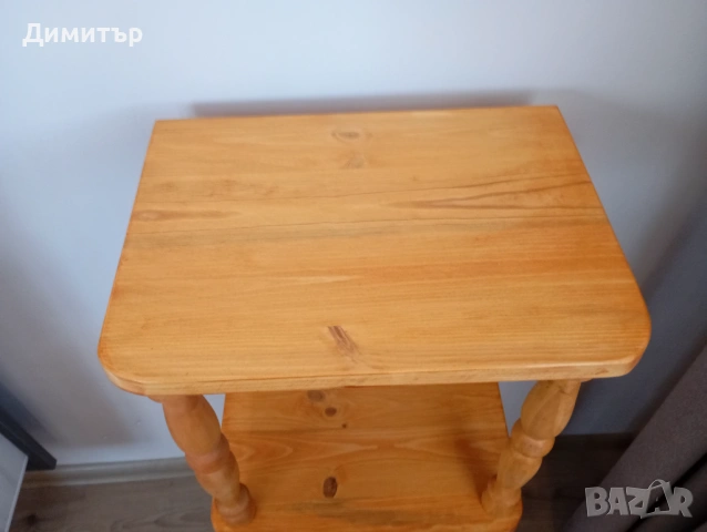 Дървена етажерка на три нива !!!, снимка 5 - Етажерки - 53783700