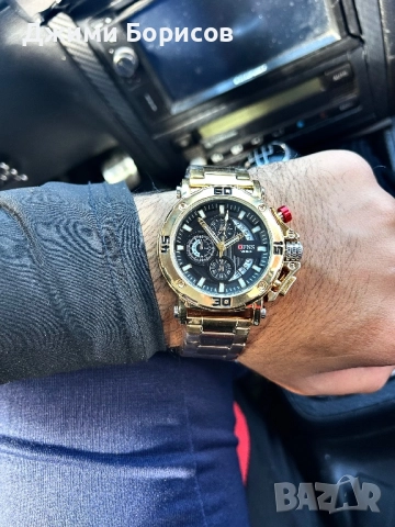МЪЖКИ НОВ ЧАСОВНИК + 1 ГОДИНА ГАРАНЦИЯ , снимка 1