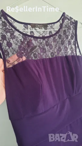 Дамска рокля в лилаво , снимка 5 - Рокли - 47436394