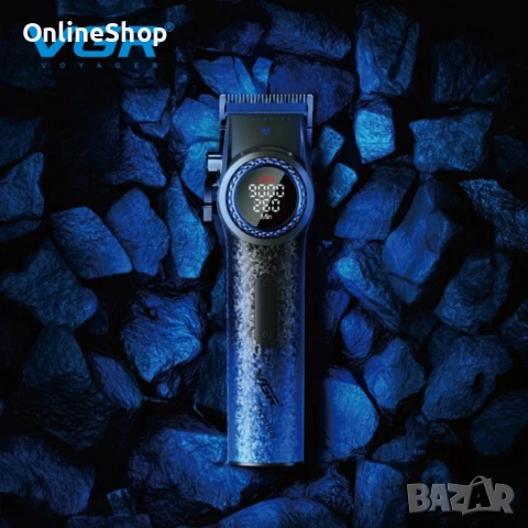 Професионална машинка за подстригване VGR PRO V-001, Син, снимка 6 - Други инструменти - 52813512