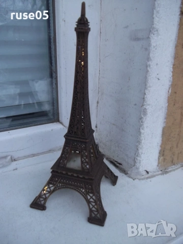 Айфелова кула метална с подсветка работеща, снимка 4 - Други ценни предмети - 53134565