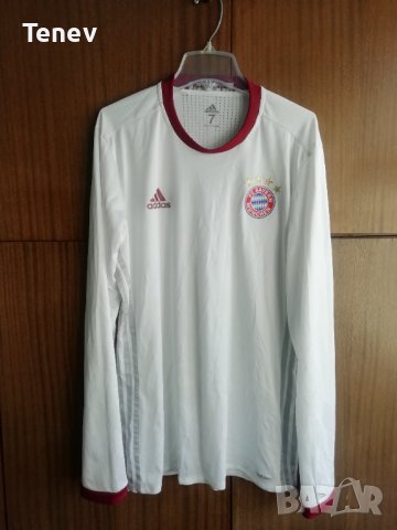 Bayern Munich Adidas Adizero рядка оригинална тениска фланелка дълък ръкав Байерн Мюнхен 