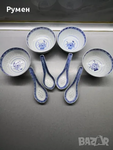 Фин китайски оризов порцелан 