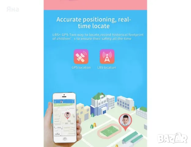 Водоустойчив детски 2G смарт часовник с вградена камера / Цветове - Син, Розов, снимка 14 - Детски - 47729223