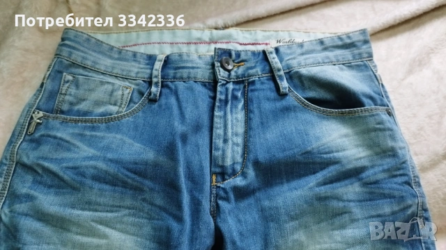 Класически мъжки дънки - Светлосини - Размер 30, снимка 3 - Дънки - 53520556