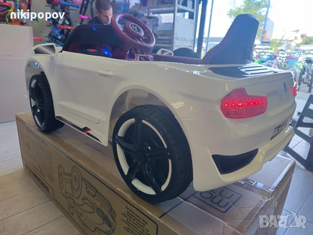 EU Акумулаторна кола 12V MONACO бял, снимка 5 - Други - 53849777