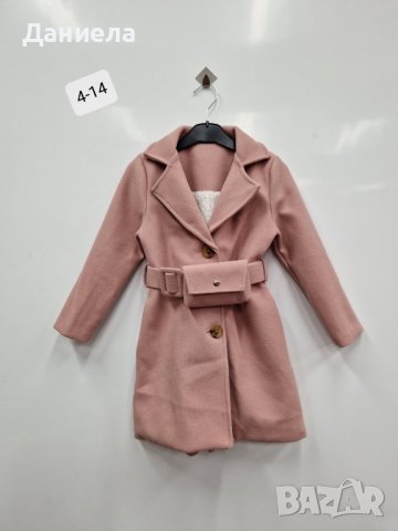 Стилно детско палто с дебела подплата, снимка 2 - Детски якета и елеци - 39024957