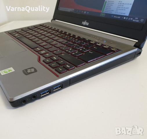 13" Мощен японски лаптоп Fujitsu ES734 - CORE i7-4610M upTo 3.70 GHz, 8GB RAM, 128GB SSD, снимка 4 - Лаптопи за работа - 44516208