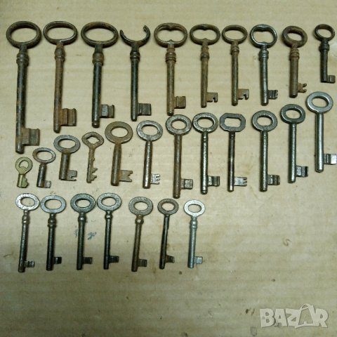 Ключове за брави на врати ретро, снимка 1 - Други - 38098221