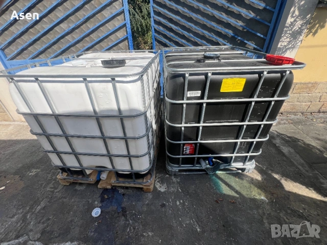 Бидони от 1 тон 1000 литра ЧИСТИ цистерни за вода и пренос на течности ЧИСТИ , снимка 5 - Градински инструменти - 53262963