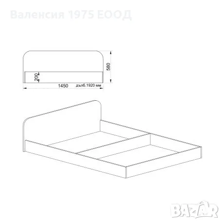 Спалня с повдигащ механизъм Сити 2003 сонома, орех или комбинация бяло/ арвен, снимка 13 - Спални и легла - 18797267