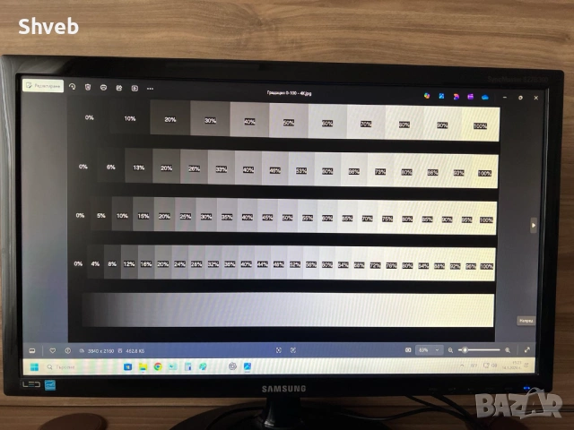 Samsung S22B300B 22" LED монитор с MagicAngle HDMI, снимка 6 - Монитори - 53104452