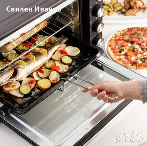 Електрически фурни Taurus Horizon – 30L, 45L и 60L, 15 функции, таймер 90 мин. и двойно стъкло, снимка 8 - Печки, фурни - 51506539