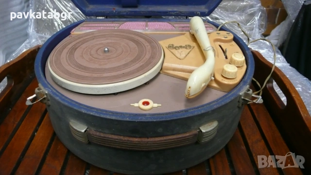 Ретро грамофон , снимка 4 - Грамофони - 53120989
