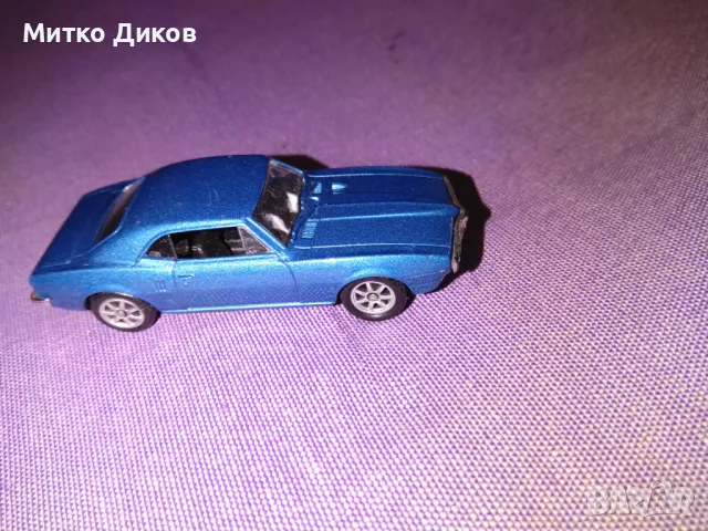Метална количка колекционерска Pontiac Firebird 1967 Welly 1:34, снимка 5 - Колекции - 50257124