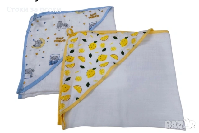 Муселинова хавлия , снимка 3 - За банята - 53179350