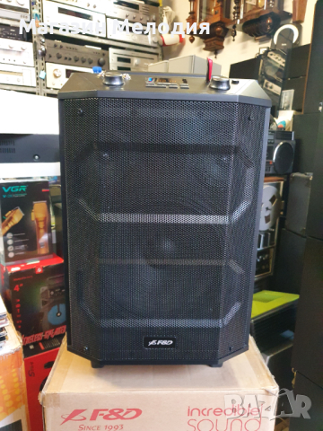 Караоке колона / Тонколона Fenda F&D T5 Trolley, 2.1, 33W, караоке, 3.5mm AUX, 6.3mm AUX, USB, FM, B, снимка 15 - Караоке - 44532190