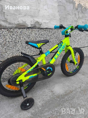 Детски алуминиев велосипед Cube 16", снимка 3 - Детски велосипеди, триколки и коли - 53571701