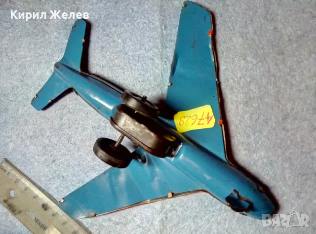 ЛАМАРИНЕНО САМОЛЕТЧЕ Стара КОЛЕКЦИОНЕРСКА ИГРАЧКА РЯДЪК МОДЕЛ 47629, снимка 4 - Колекции - 47963241