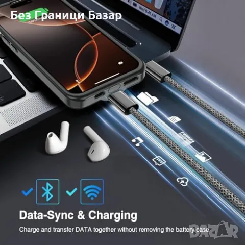 Нов Калъф Батерия 8500mAh за iPhone 16 Pro Max – Ултра Тънък кейс Айфон, снимка 4 - Калъфи, кейсове - 48896977