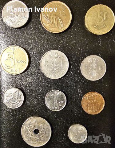 Лот стари монети Белгия в добро състояние