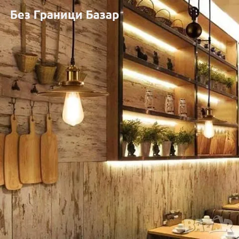 Нови 3 броя Енергоспестяващи LED ST64 крушки E27, топла светлина 2700K, снимка 7 - Крушки - 47531468