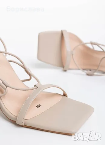 Сандали на ток, снимка 2 - Дамски обувки на ток - 47861599