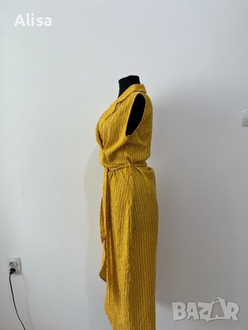 Жълта дамска рокля, снимка 7 - Рокли - 42055117