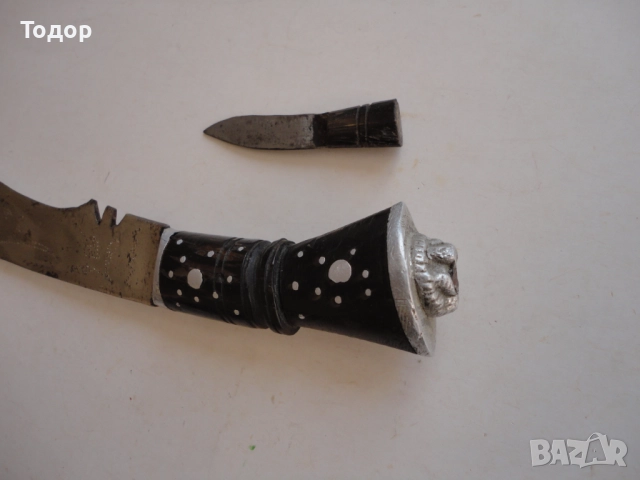 Стар нож кукри , снимка 7 - Ножове - 52670271
