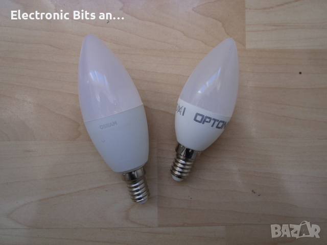 LED крушки тип "свещ", цокъл Е14