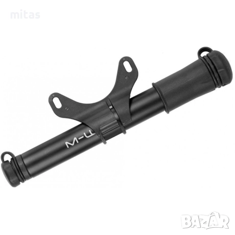 Мини помпа M-WAVE с маркуч, Универсална, Алуминиева, 190мм / 89г, снимка 2 - Аксесоари за велосипеди - 52878910