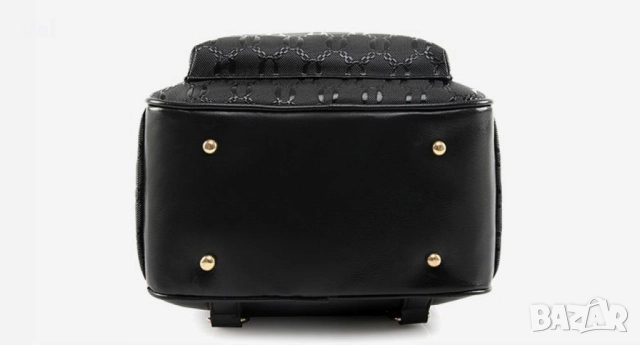 Комплект раница с 3 чантички/цвят черен, снимка 4 - Раници - 52503932