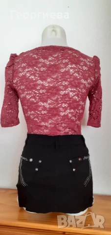 Дамска пола и елегантна блузка, снимка 3 - Поли - 51223340