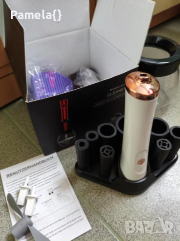 Нов електрически почистващ уред за четки за грим, снимка 6 - Други - 51419369