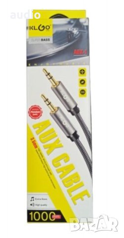 AUX кабел мъжки-мъжки KLGO AUX-1, снимка 1