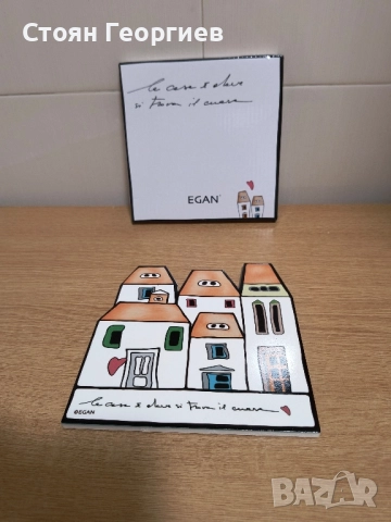 Подложка за горещи съдове Egan Le Casette 16х16 см, снимка 2 - Други стоки за дома - 52428382