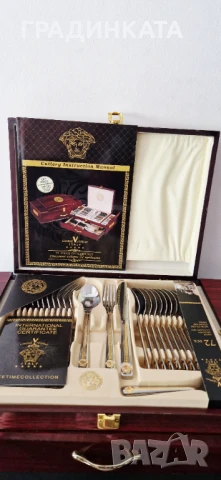 Комплект прибори за хранене Versace Limited Edition - 72 части, снимка 6 - Прибори за хранене, готвене и сервиране - 50832459