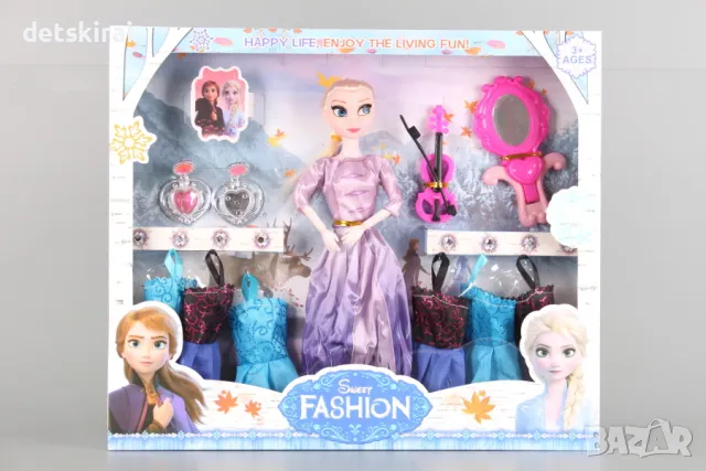 Принцесите Анна и Елза с 6 рокли