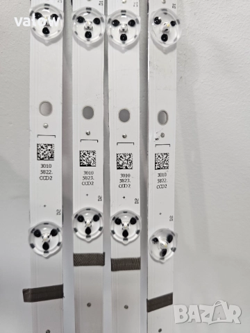 Комплект подсветка ЛЕД LED диоди лента ТВ Hitachi 55HK5300W дисплей VES550QNDH