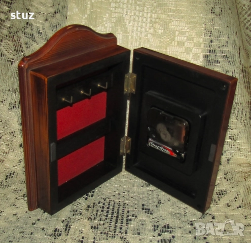 Стенен часовник със скрита кутия за ключове, снимка 6 - Декорация за дома - 52863008