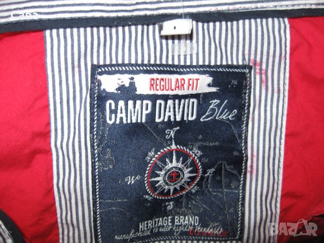 Риза CAMP DAVID   мъжка,Л, снимка 1 - Ризи - 34157470